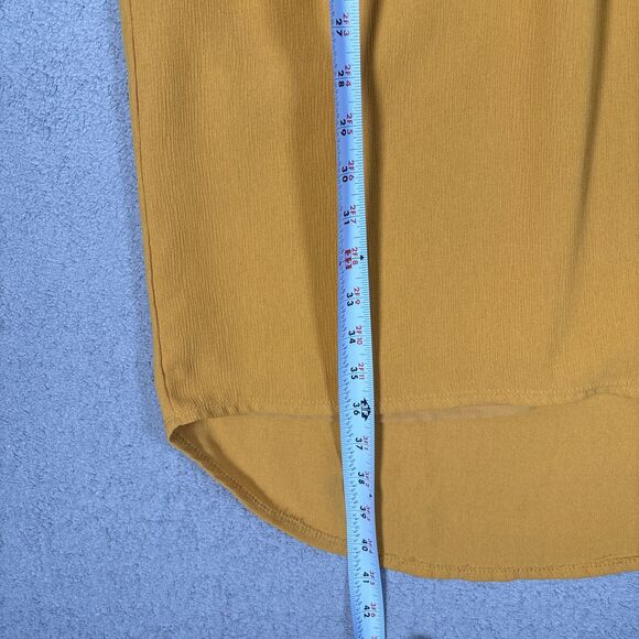 ANTHROPOLOGIE Dolan Left Coast Collection Med Loren Tunic Tee Shirt Dress Yellow - Picture 6 of 9